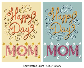 Happy day, mom - greeting card