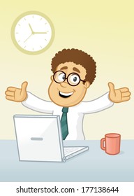 Happy day in the office
