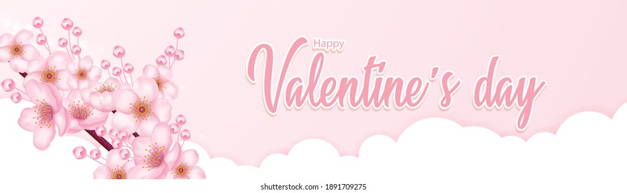 Happy valentine’s day sweet vector illustration.