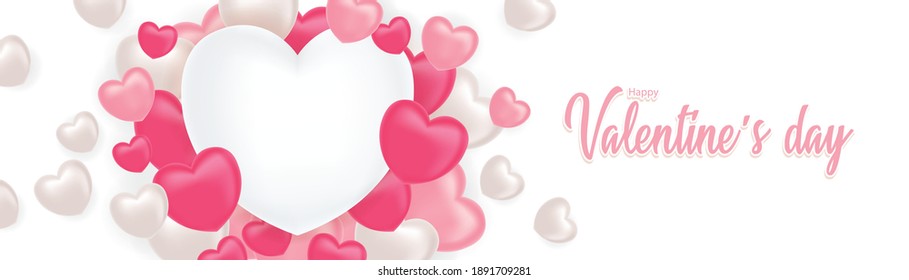 Feliz día de San Valentín, dulce ilustración vectorial.