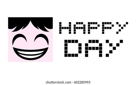 Happy day symbol