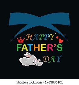  happy father’s day a text-based t-shirt design