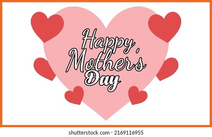 Happy Mother’s Day T-shirt Design.
