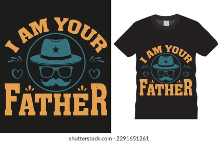 Happy father’s day typography t shirt design vector print template. Dad Lover Retro Vintage Father's Day. fathers day typography vector, father's  t-shirt design ready for print fashion vector design.