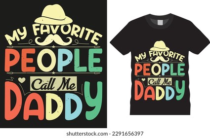 Happy father’s day typography t shirt design vector print template. Dad Lover Retro Vintage Father's Day. fathers day typography vector, father's  t-shirt design ready for print fashion vector design.