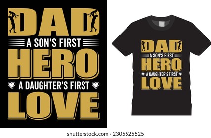 Happy father’s day typography t-shirt  design, Vector, template. Lettering, illustration ,on background, t-shirt design.