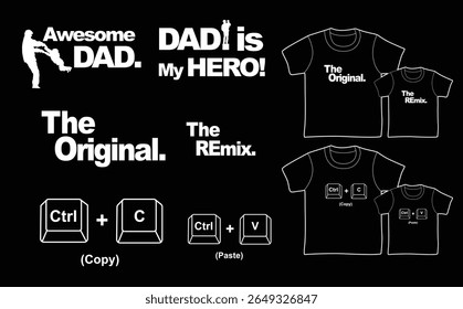 Happy Father’s Day Vector Design