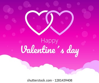 Happy Valentine´s day vector. Graphic Design