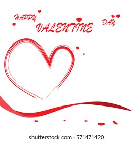 Happy valentine’s day. Vector illustration of valentine’s day 