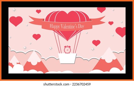 Happy Valentine’s Day Vector and illustration Design.