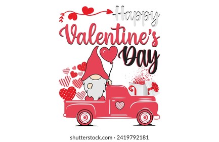 Happy Valentine’s Day Vector and illustration Design