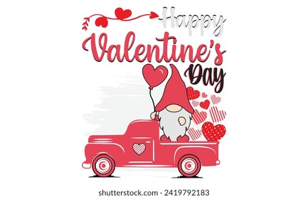 Happy Valentine’s Day Vector and illustration Design