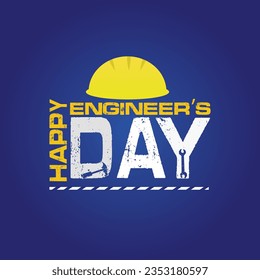 Happy Engineer’s Day. Engineer’s Day vector illustration greeting, poster, card.