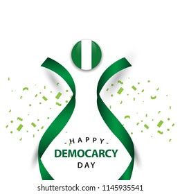 Happy Democracy Day Vector Template Design Illustration