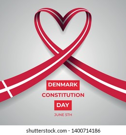 Happy Denmark Constitution Day Vector  Template Design Illustration