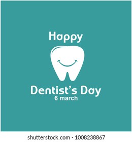 Happy Dentist's Day Logo Vector Template Design