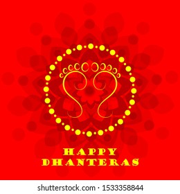 happy Dhanteras illustration in vector file