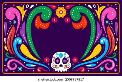 Happy Dia De Muertos Background