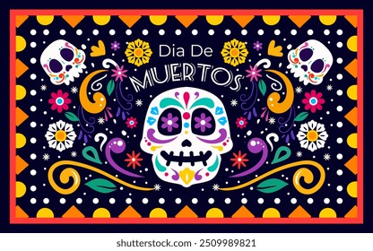 Feliz Dia De Muertos Fundo