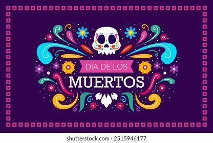 Happy Dia De Muertos Background