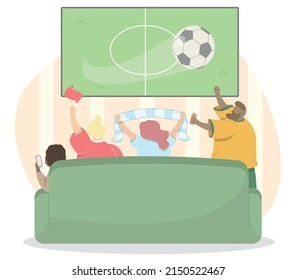 913 Watching soccer cartoon Images, Stock Photos & Vectors | Shutterstock