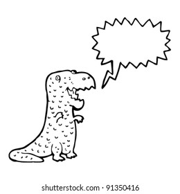 happy dinosaur cartoon