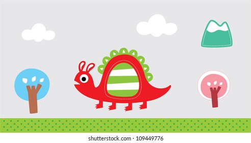happy dinosaur garden