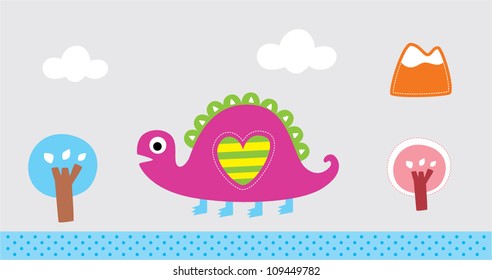 happy dinosaur garden