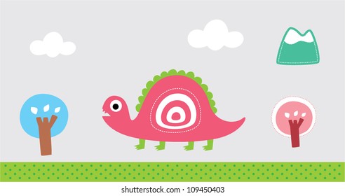 happy dinosaur garden