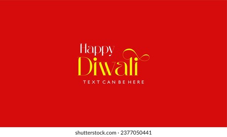 Happy Diwali 2023 - Text curved Artwork