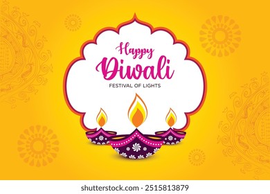 Happy Diwali Advertisement, Banner, Poster, Design vector template, Creative flyer concept, Graphic design element