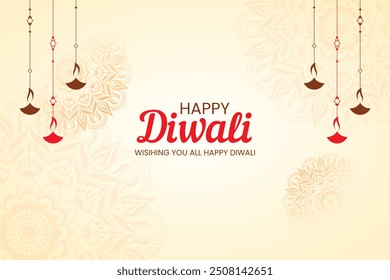 Feliz diwali para todos ustedes y un hermoso Vector 