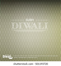 Happy Diwali Background Design. Abstract vector illustration.