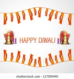 fondo de diwali feliz con espacio para el texto