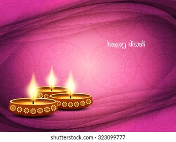 Happy Diwali beautiful vector background design.