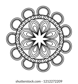 happy diwali card with mandala