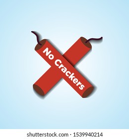 Happy Diwali, Celebrate Diwali without crackers, No Crackers, Pollution free Diwali, Social media post, Website banner.