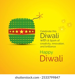 Happy Diwali, Vector Creativo de Publicaciones en Redes Sociales. Publicidad, Marketing, Branding, Digital, Gráfico, SEO, Negocios