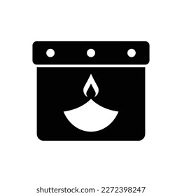 Happy Diwali Day icon design. isolated on white background. vector illustration