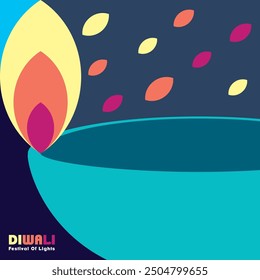 Happy Diwali, Happy Deepavali, Hindu, Hindus festival of lights, colorful lights, lamps displays, feather, Fire Lamps, Purple, Violet, blue, sea blue, green, color background
