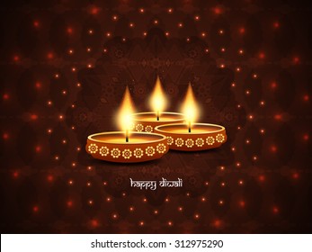 Abstract Beautiful Happy Diwali Background Stock Vector (Royalty Free ...