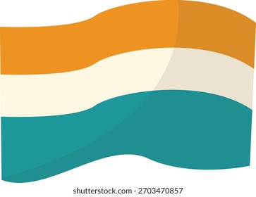 Happy Diwali Element with Flat Cartoon Design. Vector Illustration