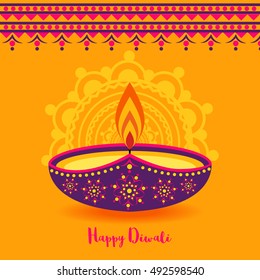 Happy Diwali Festival background