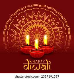 happy diwali festival background design. Happy diwali festival of light vector.