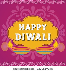 Happy diwali festival background design for banner, poster, flyer, website banner.