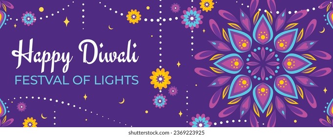 Happy Diwali Festival background. November 12. Diwali festival celebration. Vector illustration. Poster, Banner, Greeting Card, Flyer, Invitation Card, Cover, Template. Festival of Lights. Deepawali.