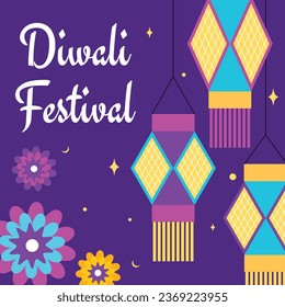 Happy Diwali Festival background. November 12. Diwali festival celebration. Vector illustration. Poster, Banner, Greeting Card, Flyer, Invitation Card, Cover, Template. Festival of Lights. Deepawali.