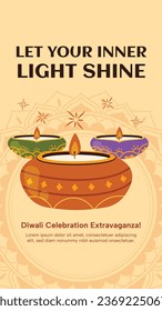 Happy Diwali Festival background. November 12. Diwali festival celebration. Vector illustration. Poster, Banner, Greeting Card, Flyer, Invitation Card, Cover, Template. Festival of Lights. Deepawali.
