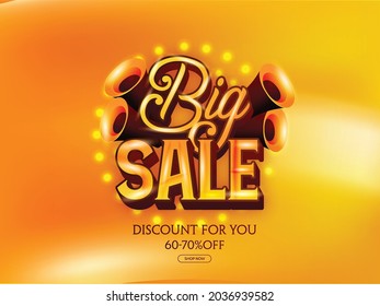 
Happy Diwali festival  celebration with decorated diya, oil lamp and Diwali Big Sale, Big Offer