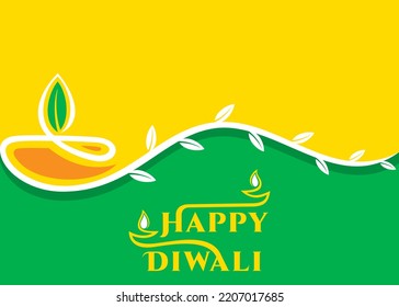 Happy Diwali festival of lights celebrated in india